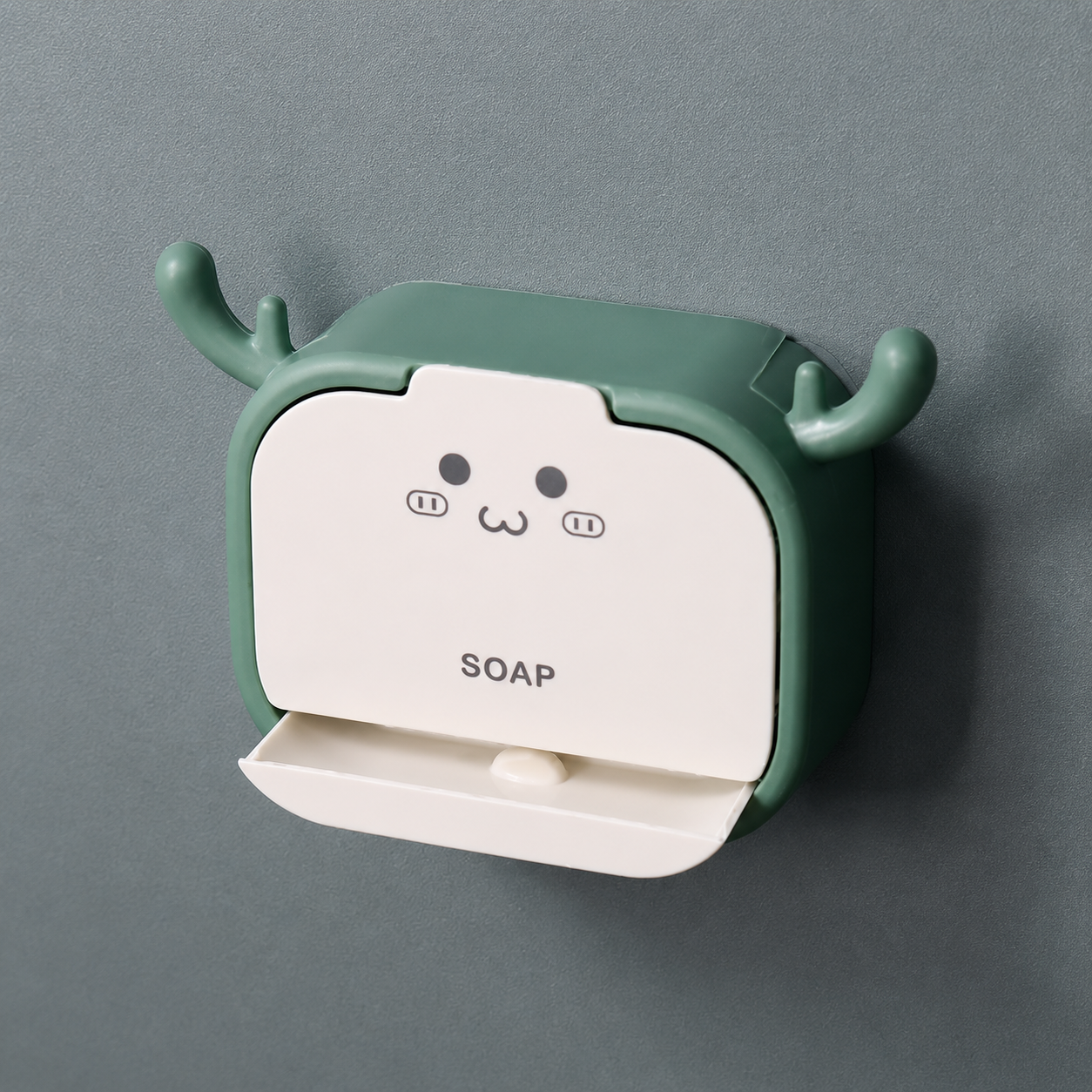 Cute Wall-Mounted Soap Rack – Pack of 2