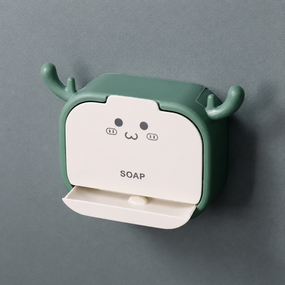 Cute Wall-Mounted Soap Rack – Pack of 2