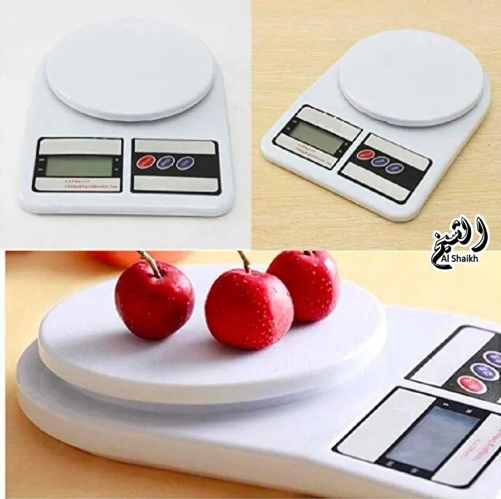 10kg Digital Kitchen Weight Scale | Electronic Weighing Machine | High Precision 1g Accuracy | Food, Cooking, Baking Scale | LCD Display, Tare Function, Auto Off | Portable Scale for Spices, Fruits, Parcel | Battery Operated | Kitchen Tarazo